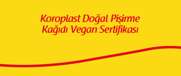 Koroplast Doğal Pişirme Kağıdı Vegan Sertifikası