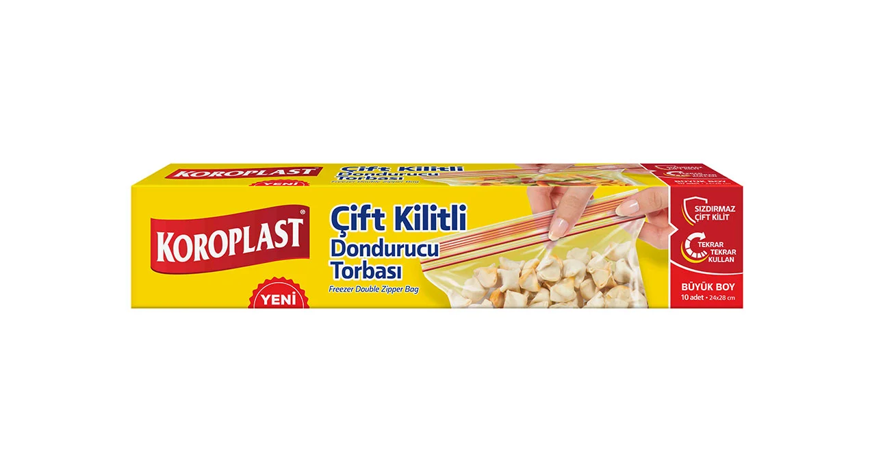 Çift Kilitli Poşet Büyük